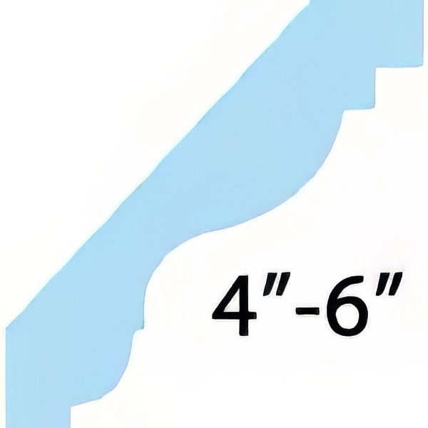 4" to 6" Face Crown & Cornice Mouldings | CeilingsUSA